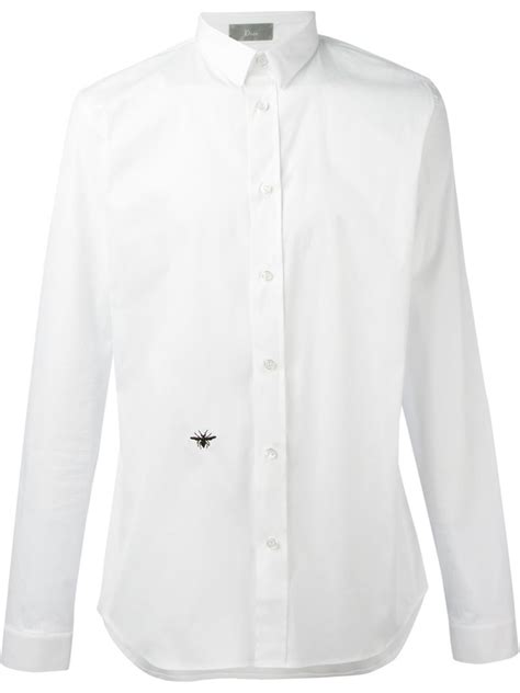 dior bee embroidered shirt.